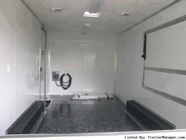 16ft Loaded White Concession Trailer