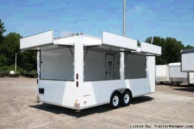 20ft Concession Trailer w/3 Concession Windows