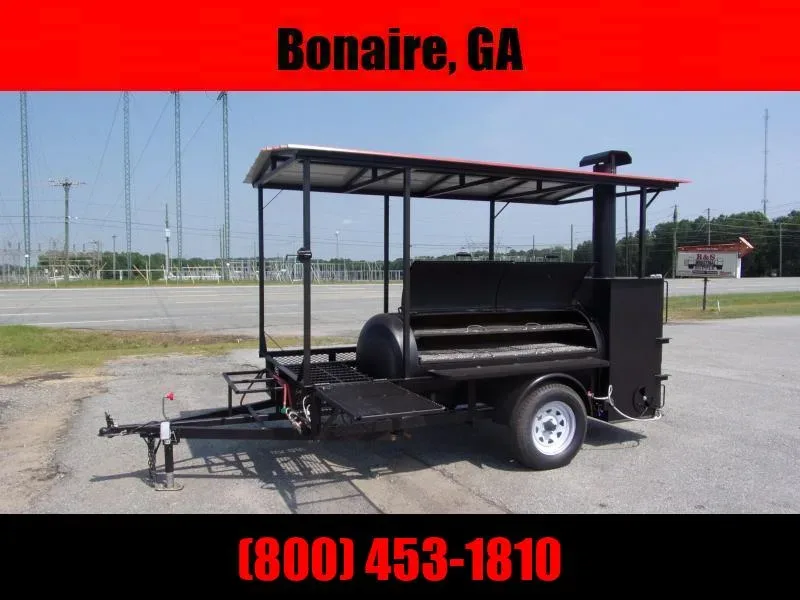 Bubba Grills w Rib Box 250R510 Reverse Flow Smoker Vending / Concession Trailer