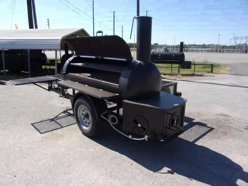 Concession/Vending 2026 5X10 Bubba Grills 250R510 Reverse Flow w shelf 5×10 grill trailer -GRILL10127050 5 ft. x10 ft.