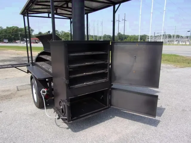 New 2025 Bubba Grills 5x10 Reverse Flow Smoker Concession Trailer - Offer Welcome