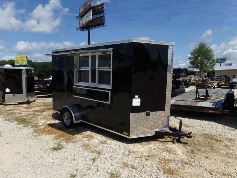 2025 Empire Cargo 6x12 Enclosed Concession Trailer in Bonaire, GA