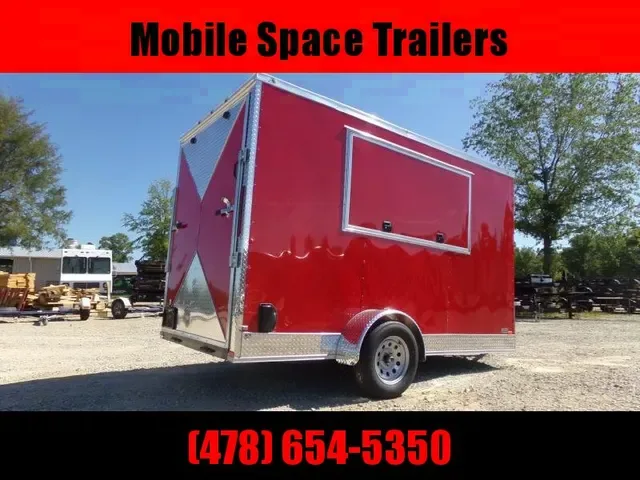 New 2025 Empire Cargo 6x12 Concession Trailer with Serving Window - Bonaire, GA