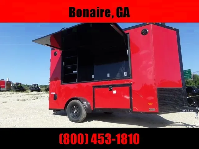 2025 Freedom 6x12 Tailgate Party Concession Trailer