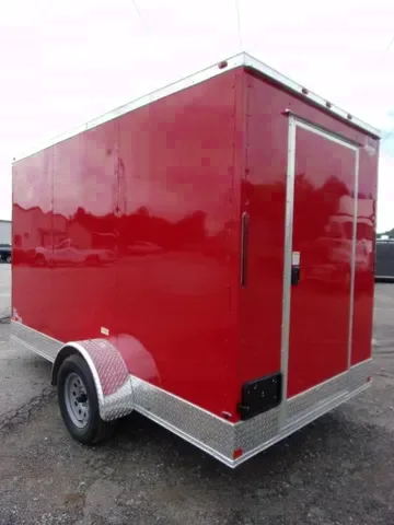 2025 Empire Cargo 6x12 Red Concession Trailer – Make Offer