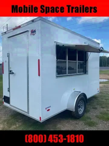 2025 Freedom 6x12 Concession Trailer with High Interior
