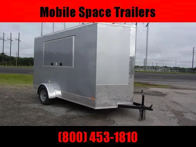 2025 Empire Cargo 6x12 Silver Concession Trailer - Bonaire, GA