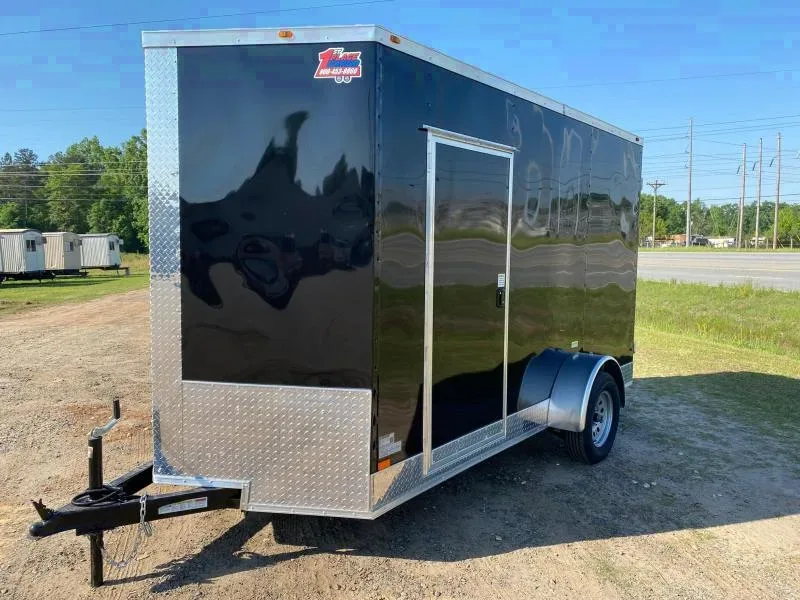 2025 Empire Cargo 6x12 Black Concession Trailer