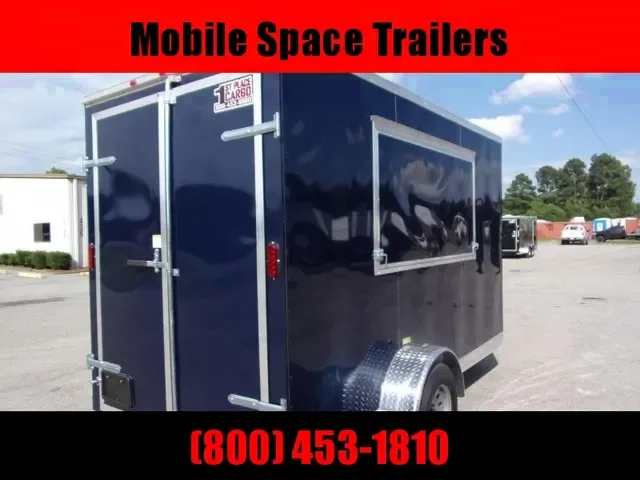 Make Your Offer: 2025 Eagle 6x12 Blue Concession Trailer