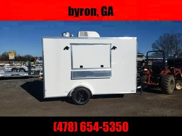 turn key concession 6x12 trailer vending food truck