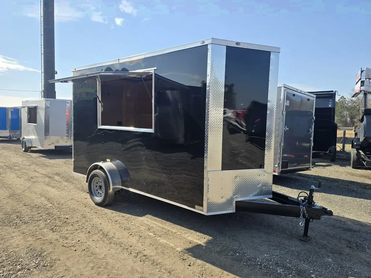 Concession/Vending 2026 6X12 Empire Cargo Trailer 6×12 Concession Trailer Shell -eccn612-016953 6 ft. x12 ft.