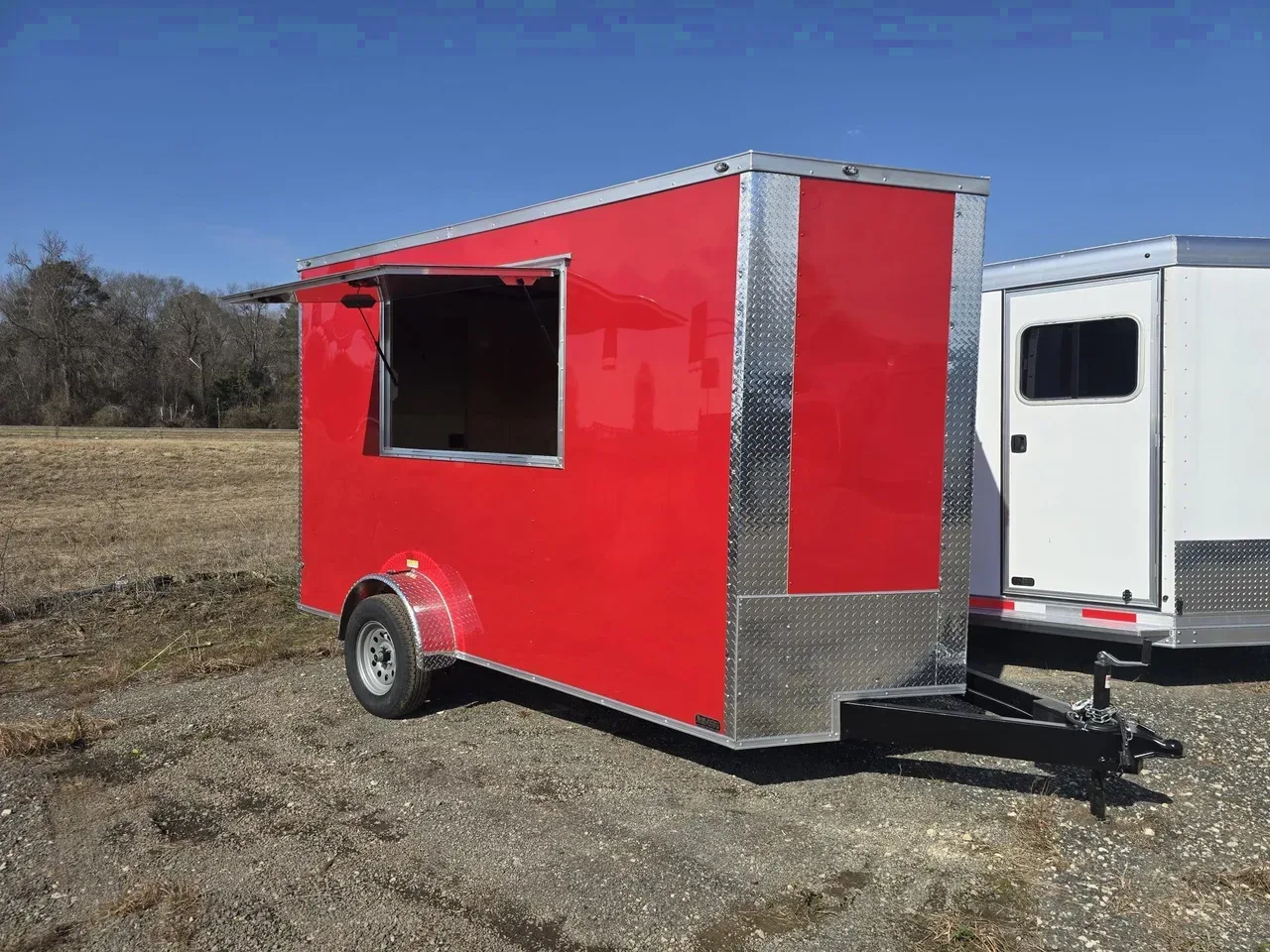 Concession/Vending 2026 6X12 Empire Cargo Trailer 6×12 Concession Trailer Shell -eccn612-016952 6 ft. x12 ft.