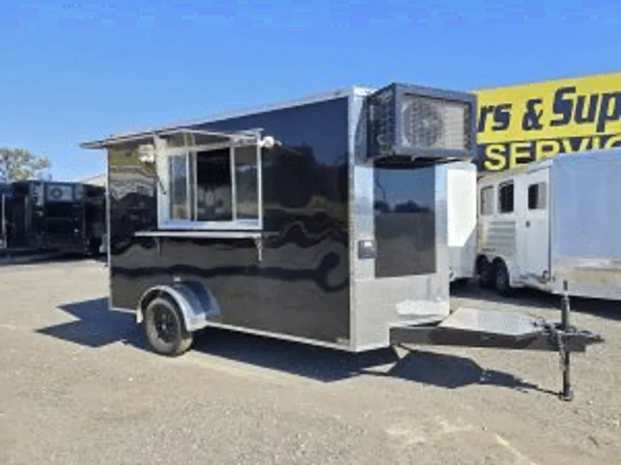 Concession/Vending 2026 6X12 Empire Cargo Trailer 6×12 Single Axle Concession Trailer Finished Interior With Sinks -eccn612-016503 6 ft. x12 ft.