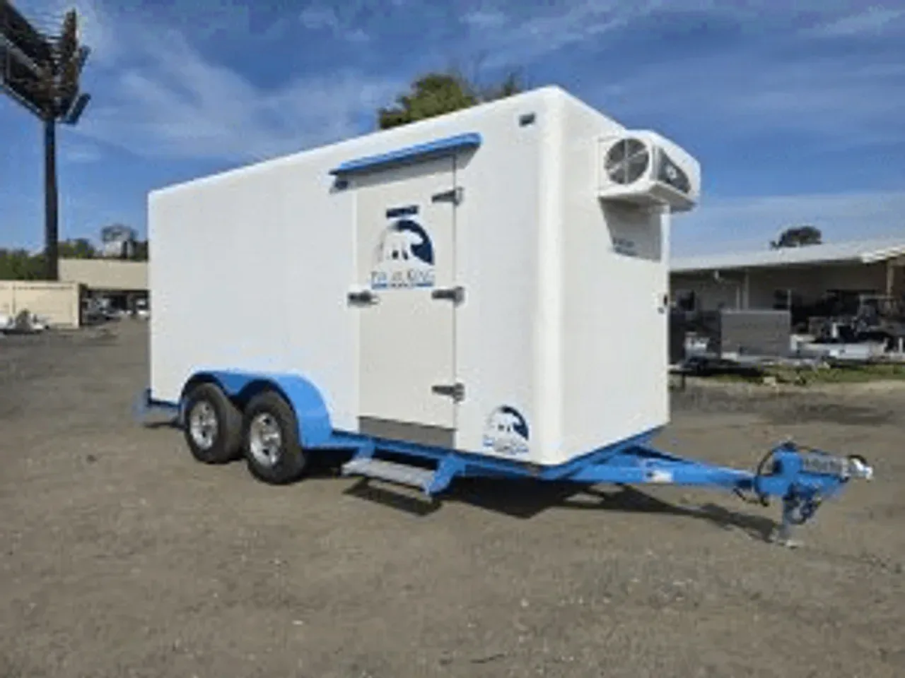 Concession/Vending 2026 6X16 Polar King 6X16 Tandem Axle Enclosed Cooler/Freezer Trailer -ECCW616-POLAR-190745 6 ft. x16 ft.