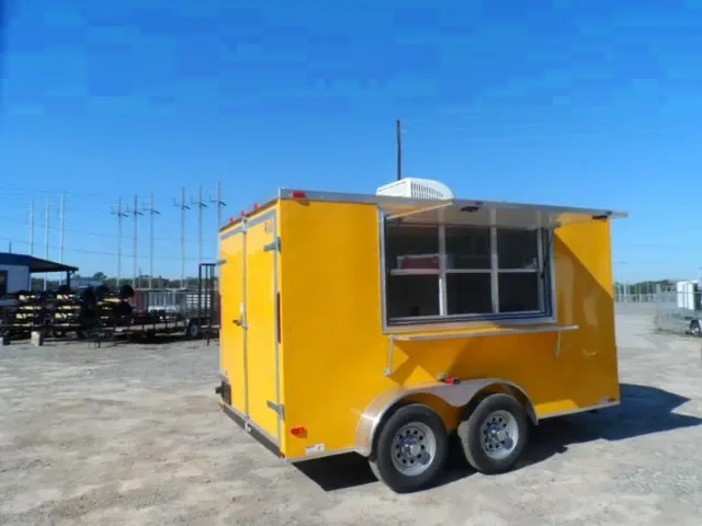2025 Covered Wagon 7x12 Concession Trailer with 7' Interior - Make Offer