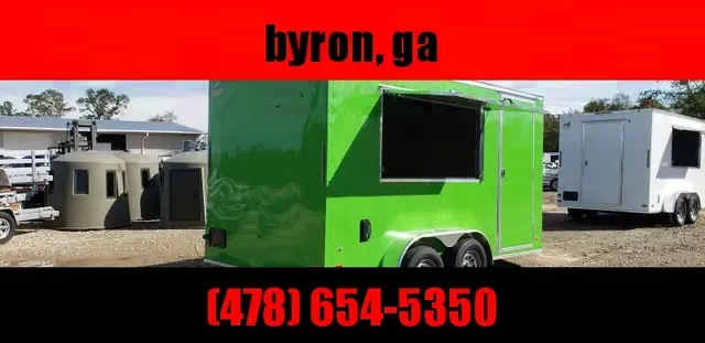 2025 Covered Wagon 7x14 Concession Trailer with A/C