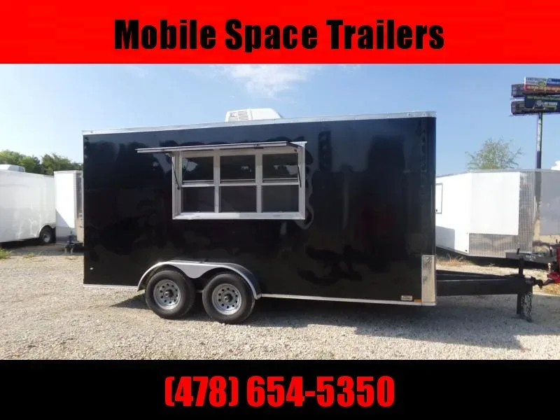 2025 Diamond Cargo 7x14 Concession Trailer w/ Sinks & Power