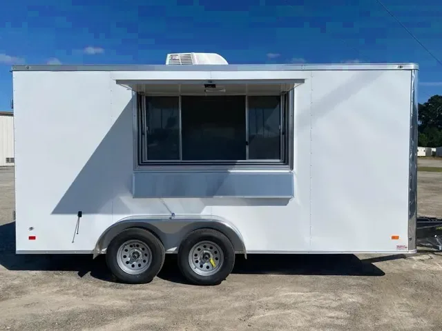 2025 Covered Wagon 7x14 Concession Trailer - Finished Interior & A/C