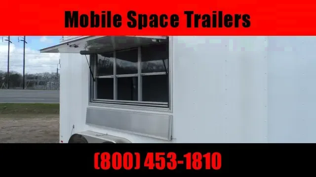 2025 Covered Wagon 7x14 White Vending Concession Trailer