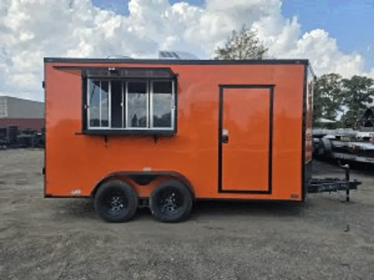 Concession/Vending 2026 7X20 Quality Cargo 7×14 Tandem Axle Concession Trailer Finished Interior With Sinks And Hood -eccn714-067966 7 ft. x20 ft.