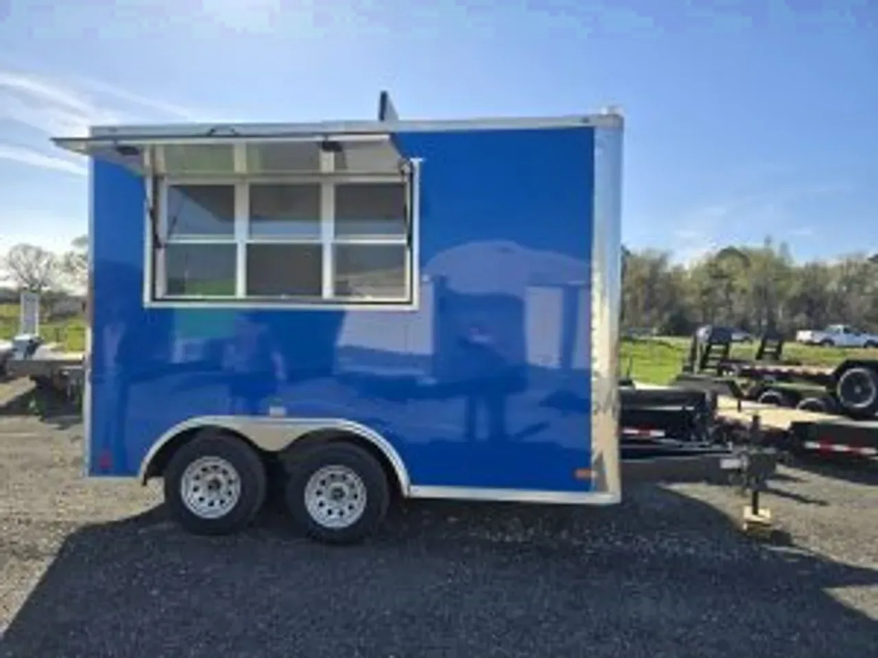 Concession/Vending 2025 8.5X12 NationCraft Trailers 8.5×12 Tandem Axle 7K Concession Trailer Finished Interior With Sinks -eccn8512-015868 8.5 ft. x12 ft.