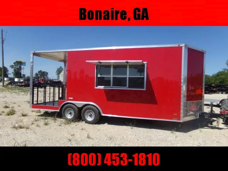 2025 Freedom 8.5x20 Concession Trailer with Porch - Bonaire, GA