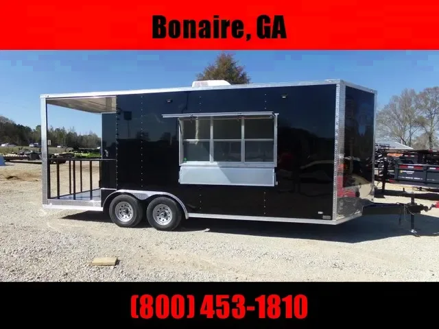 2025 Elite 8.5x20 Concession Trailer w/ 6' Porch - Bonaire, GA