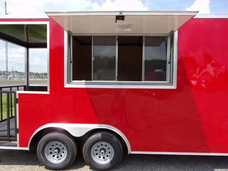 2025 Covered Wagon 8.5x20 Concession Trailer with 7' Porch