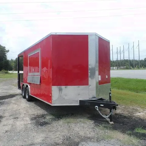 2025 Covered Wagon 8.5x20 Concession Trailer with 7' Porch - Bonaire, GA