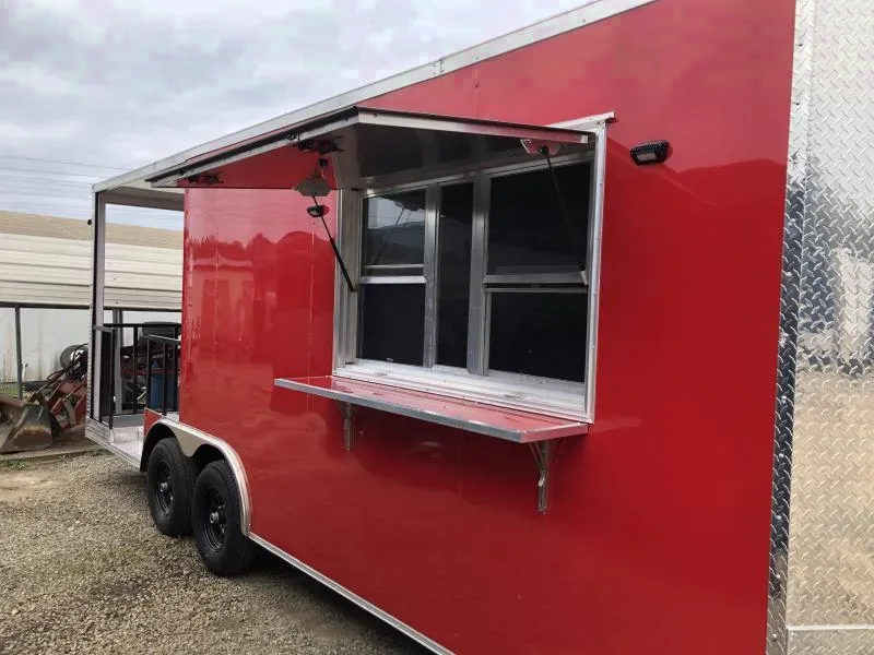 Mobile Business Ready: 2025 Empire 8.5x22 Concession Trailer with Porch - Your Offer Welcome!