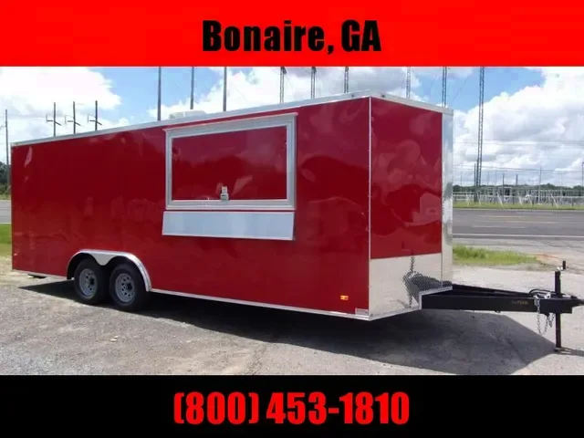 2025 Covered Wagon 8.5x22 Red Concession Trailer Opportunity