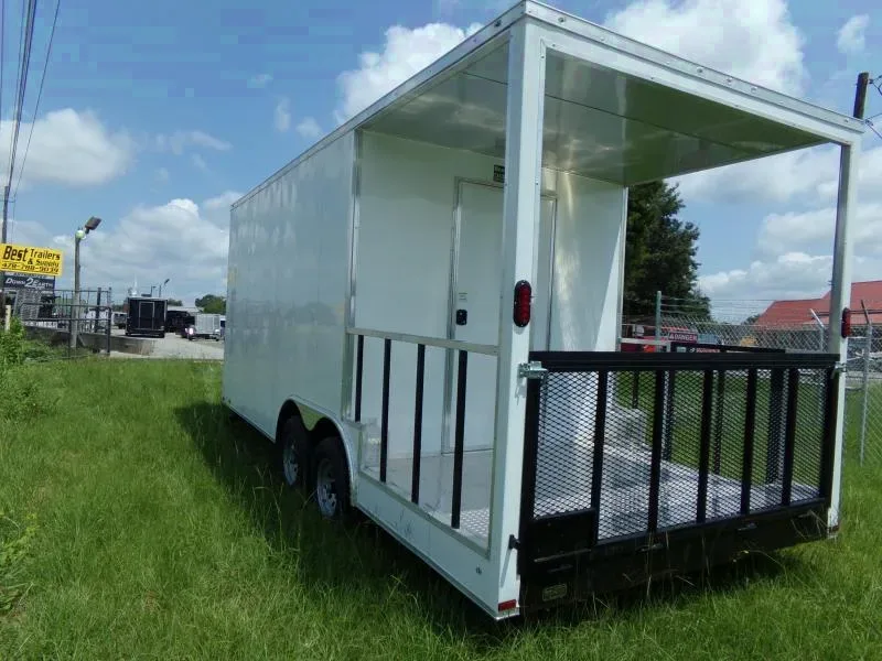 2025 Concession Trailer 8x20 BBQ Porch - Bonaire, GA