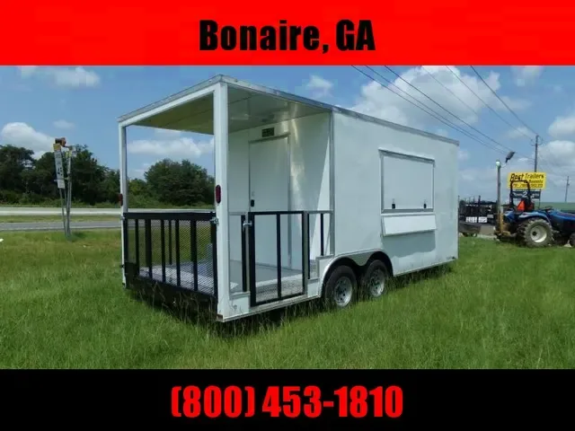 2025 Concession Trailer 8x20 BBQ Porch - Bonaire, GA