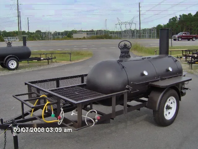 2025 Bubba Grills 250R Reverse Flow BBQ Pit Trailer with Fryers