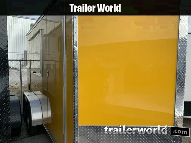 2025 Covered Wagon 7x14 Yellow Concession Trailer – Make Offer