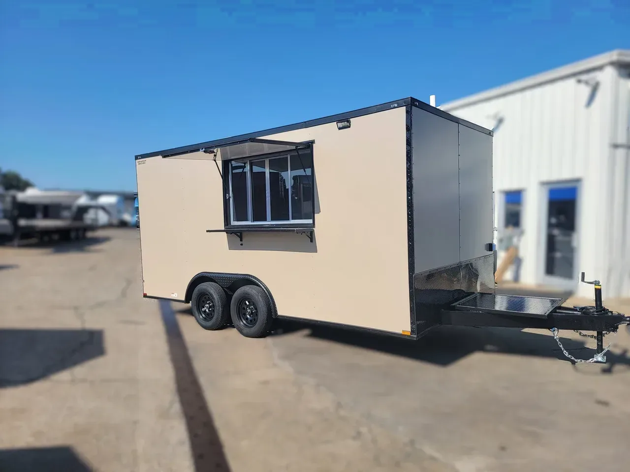 078674 - 2027 Miscellaneous QC Coffee Vending Trailer 8.5' X 14' Concession/Vending Trailer
