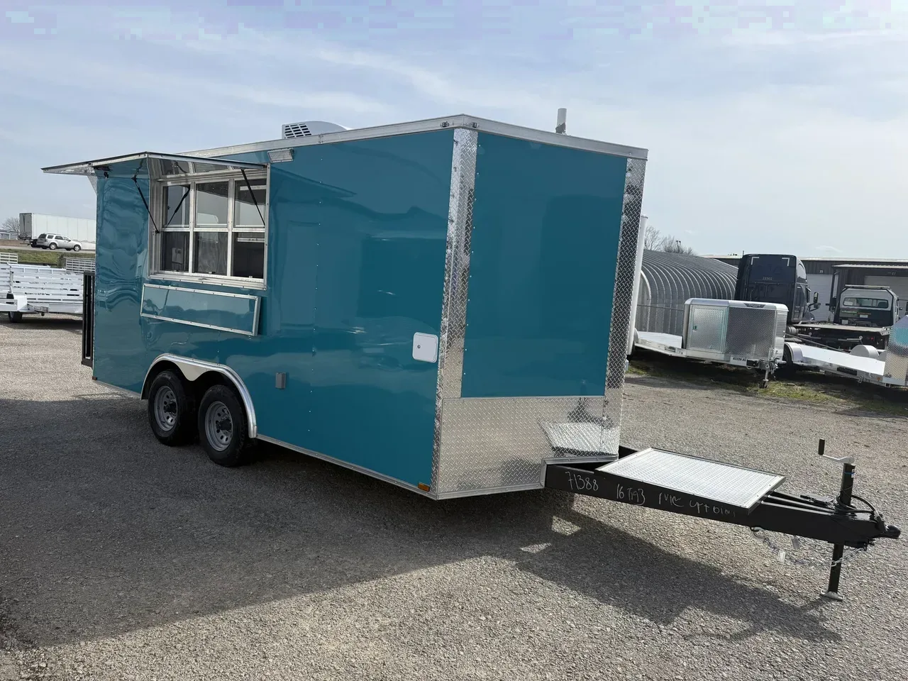 071388 - 2026 Miscellaneous 8.5' x 16' TA Vendor / Concession Trailer with A/C Concession/Vending Trailer