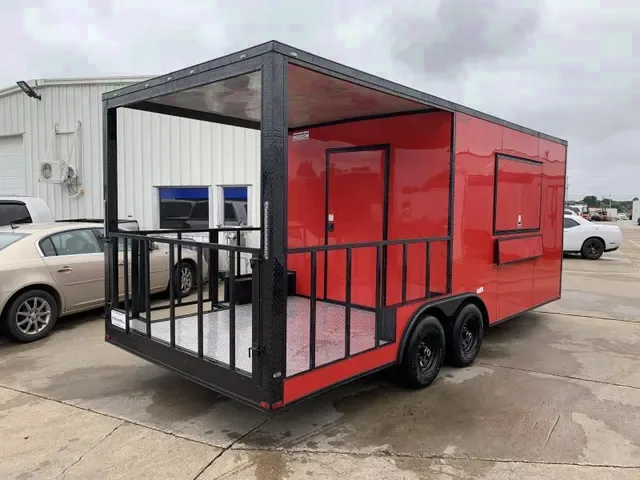 2025 8.5x20 BBQ Concession Trailer w/ Porch - Make Offer