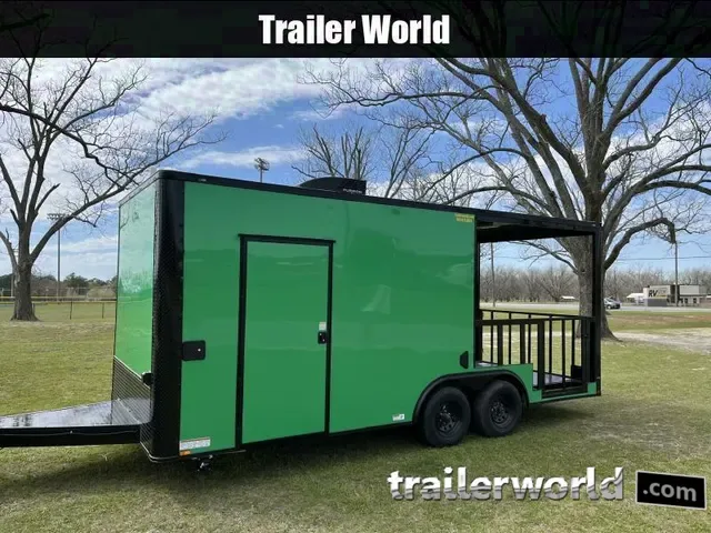 2025 Custom 8.5x20 BBQ Concession Trailer with Porch - Make Offer!