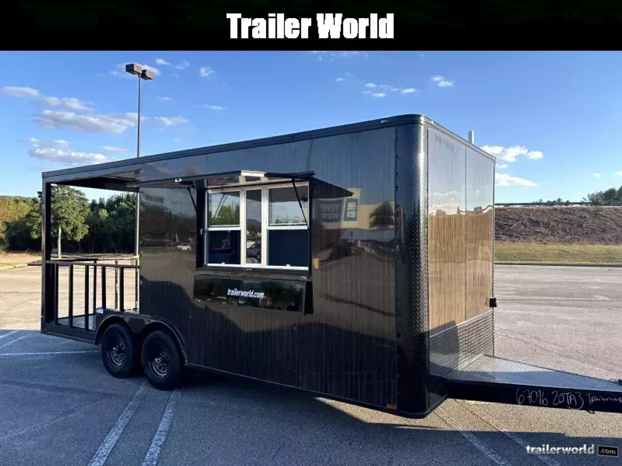 67096 - 2026 Miscellaneous 8.5' x 20' TA BBQ Porch Vending / Concession Concession/Vending Trailer