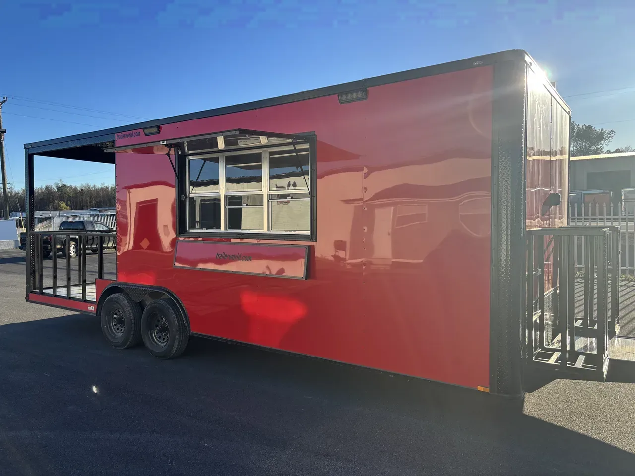 071287 - 2026 Miscellaneous 8.5' x 24' BBQ Porch Vending / Concession Concession/Vending Trailer