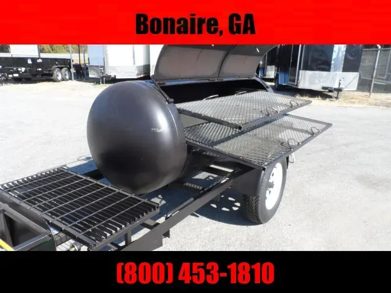 Concession/Vending 2025 X10 Bubba Grills 250R310 Reverse Flow Concession/Vending Trailers-GRILL1006