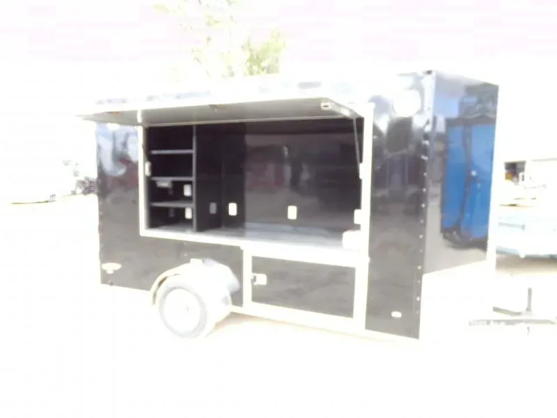 Trailers 6x12 7'3" tailgate party trailer