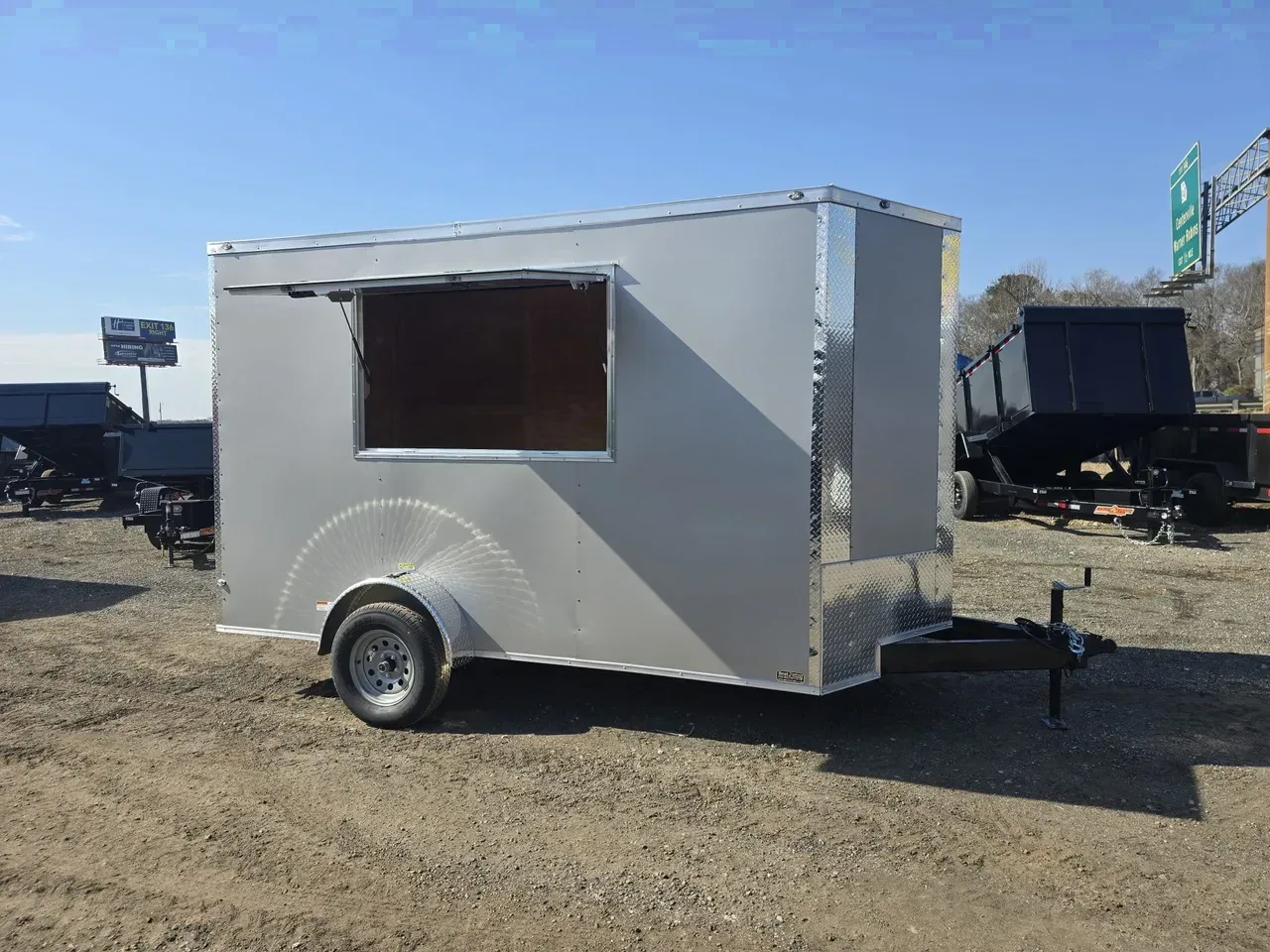 Concession/Vending 2026 6X12 Empire Cargo Trailer 6×12 Concession Trailer Shell -eccn612-016950 6 ft. x12 ft.