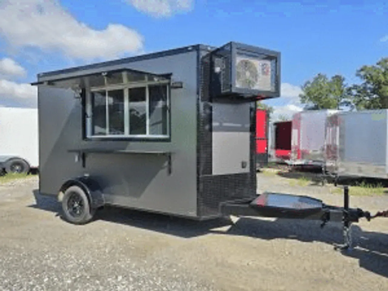 Concession/Vending 2026 6X12 Empire Cargo Trailer 6×12 Concession Trailer Finished Interior With Sinks -eccn612-016857 6 ft. x12 ft.