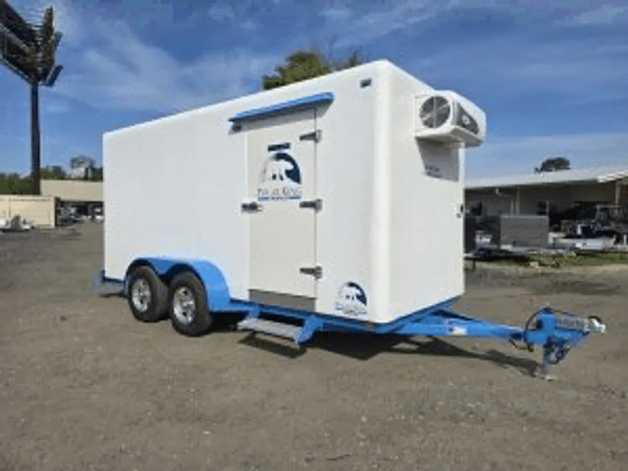 Concession/Vending 2026 6X16 Polar King 6X16 Tandem Axle Enclosed Cooler/Freezer Trailer -ECCW616-POLAR-190745 6 ft. x16 ft.