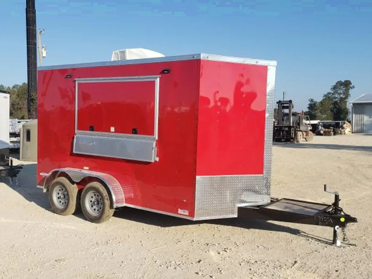 Concession/Vending 2024 7X12 Freedom Trailers 7×12 finsihed concession w sink pkg Concession/Vending Trailers-ECCN712-084739 7 ft. x12 ft.