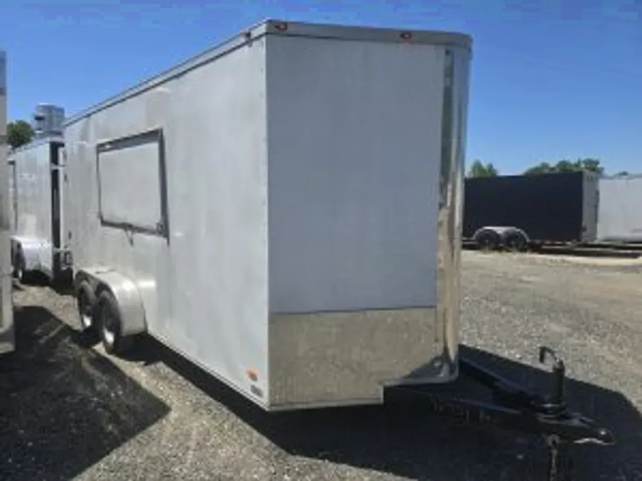Concession/Vending 7X16 Freedom Trailers 7×16′ Tandem Axle 7K Concession Trailer Finished Interior With Sinks -eccn716-072951 7 ft. x16 ft.