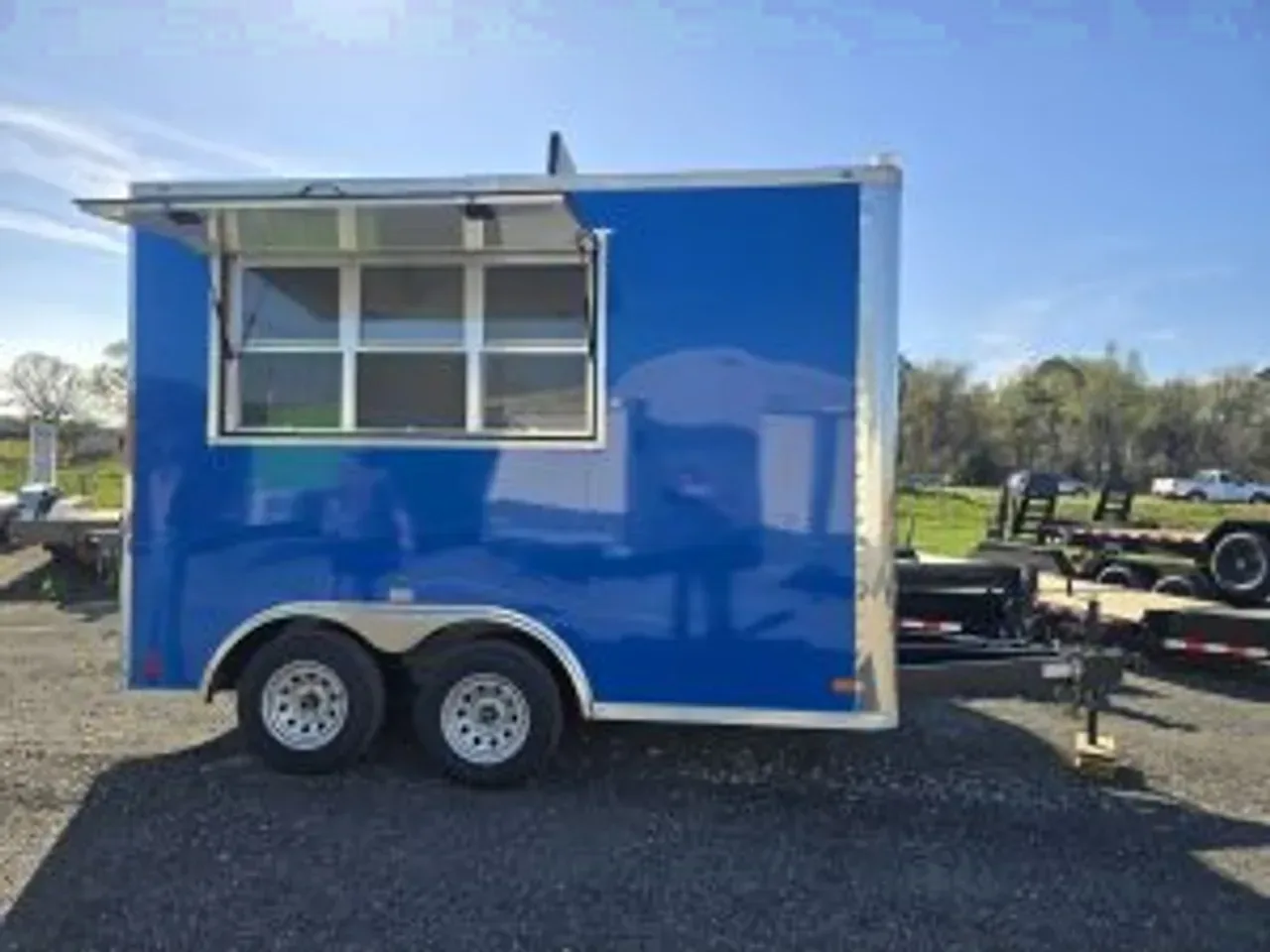 Concession/Vending 2025 8.5X12 NationCraft Trailers 8.5×12 Tandem Axle 7K Concession Trailer Finished Interior With Sinks -eccn8512-015868 8.5 ft. x12 ft.