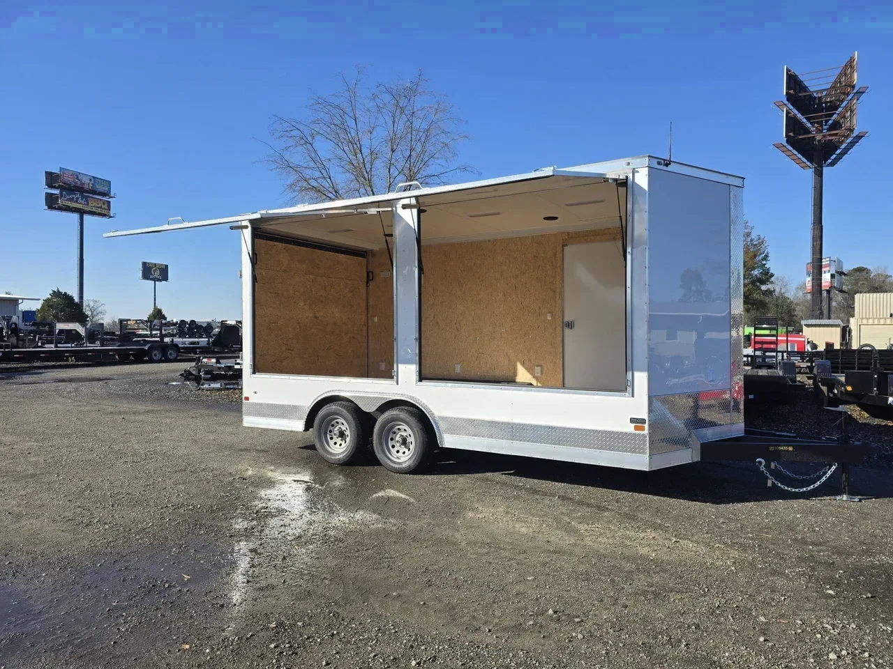 Concession/Vending 2026 8.5X16 Covered Wagon Trailers 8.5×16 Enclosed Trailer With Extra Large Concession Windows -eccw8516-108435 8.5 ft. x16 ft.